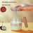 Electric Self Stirring Glass Coffee Mug with Lid & Handle