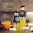Manual Hand Press Oil and Vinegar Dispenser