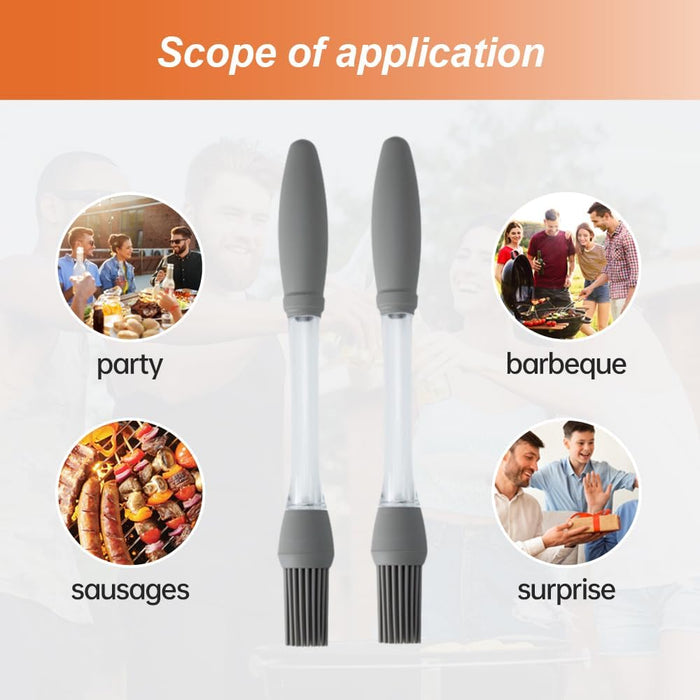 Silicone Round Head Basting Oil Brush