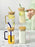 Beautiful Design High Quality Transparent drinking Glass with Straw