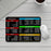 Anti-slip Keyboard Shortcuts Mouse Pad
