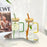 Beautiful Design High Quality Transparent drinking Glass with Straw