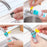 Movable 360 Faucet Shower Clip with fan